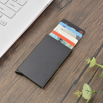 Porte-cartes automatique Pop-Up en aluminium.