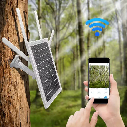 Routeur Extérieur 4G Solaire avec Carte SIM.
