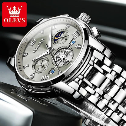 OLEVS 2856, une montre à quartz pour homme.