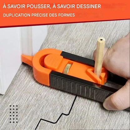 Règle de traçage de contour avec verrouillage
