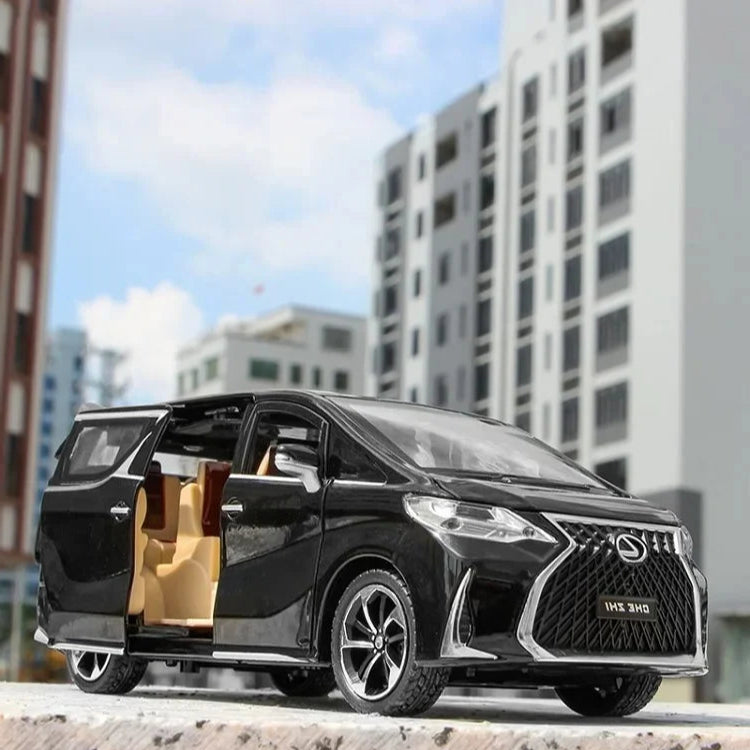 Modèle réduit Lexus LM 300 à l’échelle 1/24.