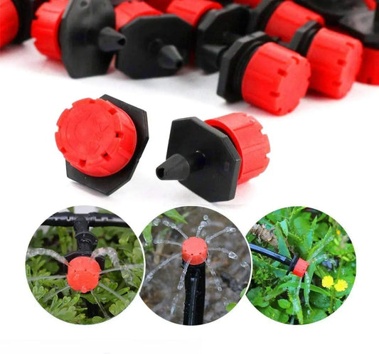 Lot de 10 arroseurs goutte-à-goutte.