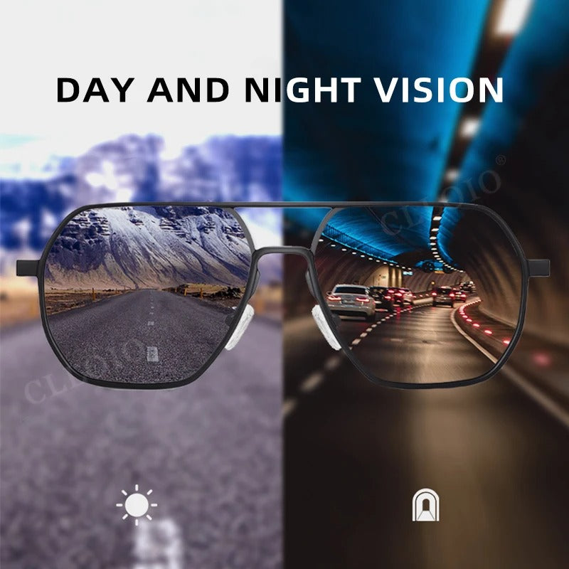 Lunettes  de Soleil Élégantes en Métal.