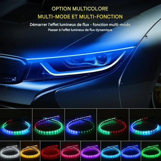 🔥 Bande LED RGB pour Voiture.