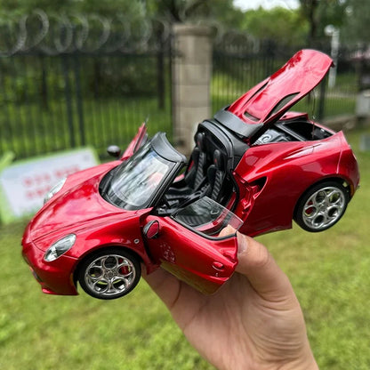 1:18 Alfa Romeo 4c Spider modèle de voiture.