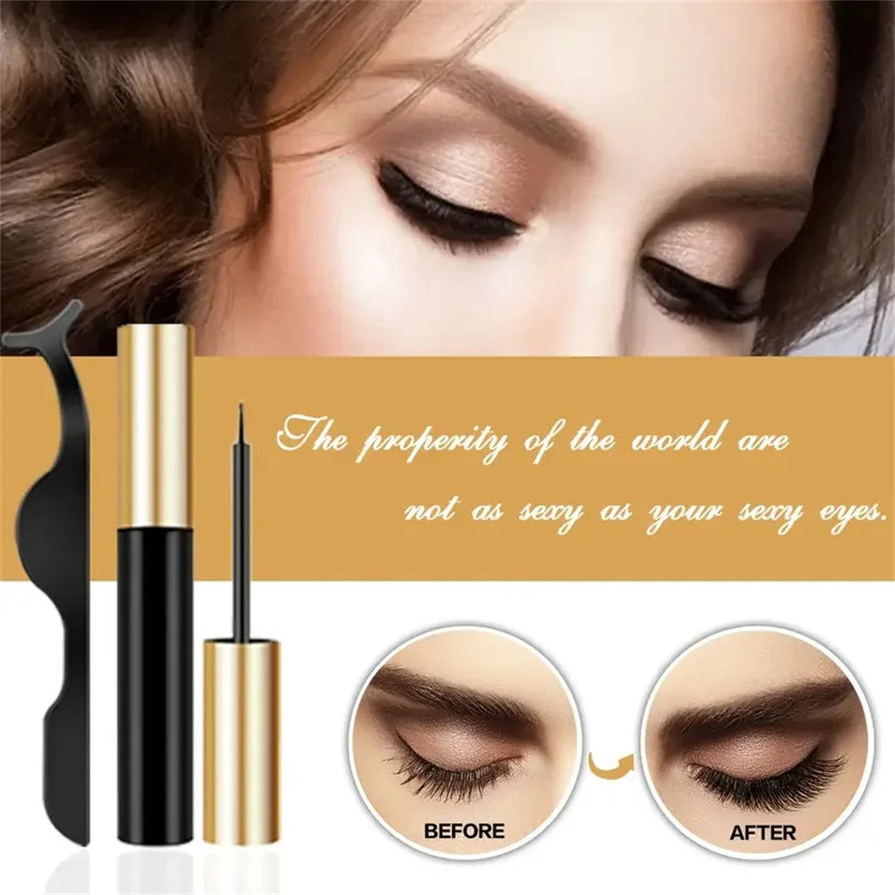 Kit de cils magnétiques Eyeliner.
