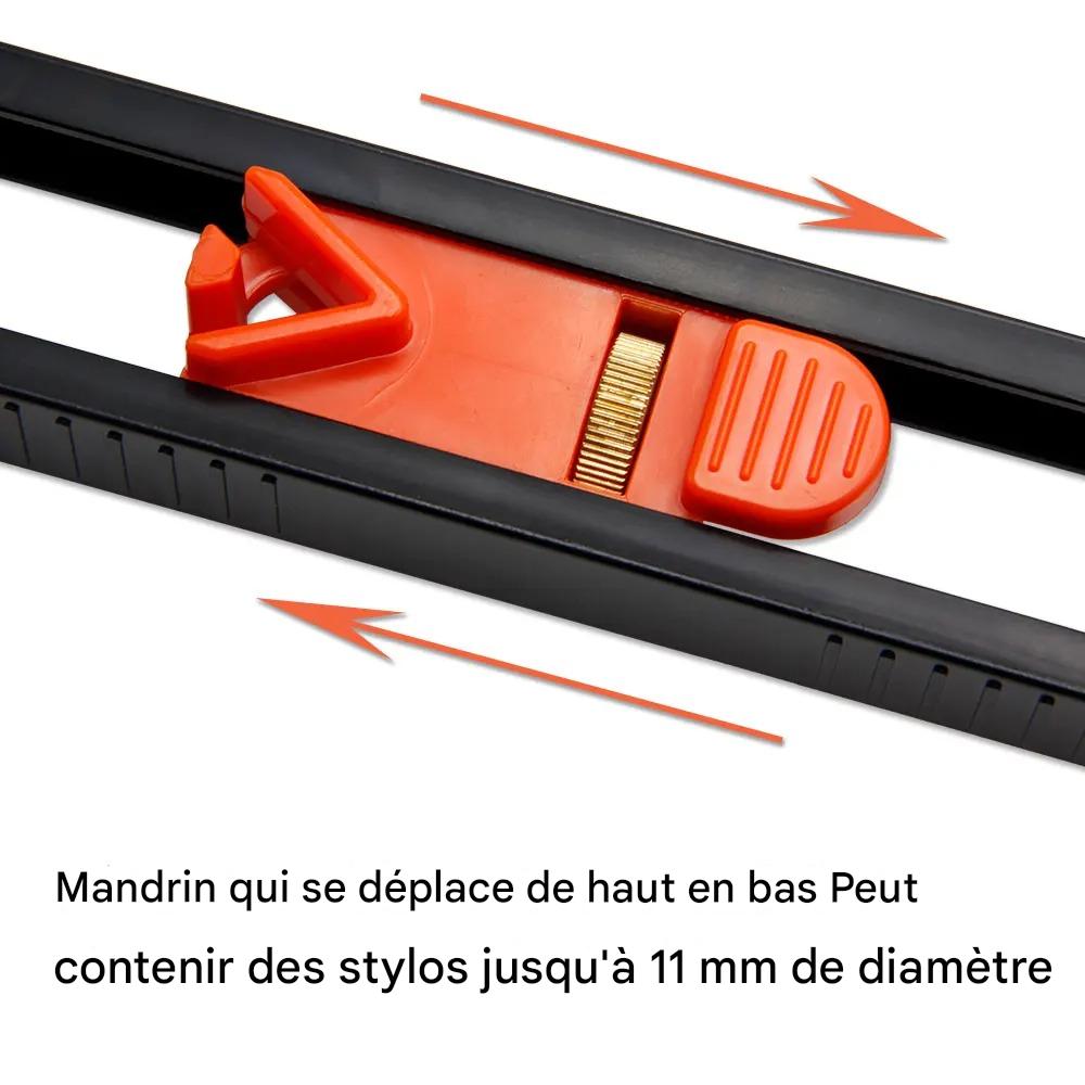 Règle de traçage de contour avec verrouillage