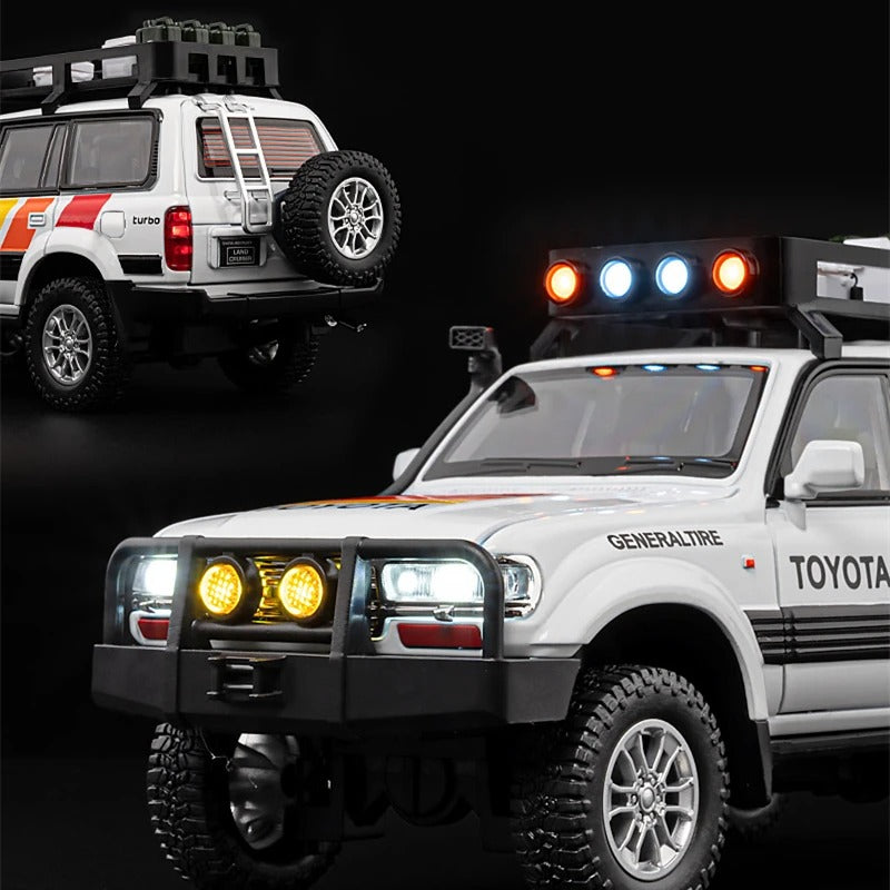 Toyota Land Cruiser 4x4 – Modèle miniature de collection Off-Road 🚙🔥