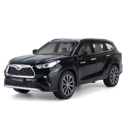 Voiture miniature 1:24 Highlander SUV en alliage.