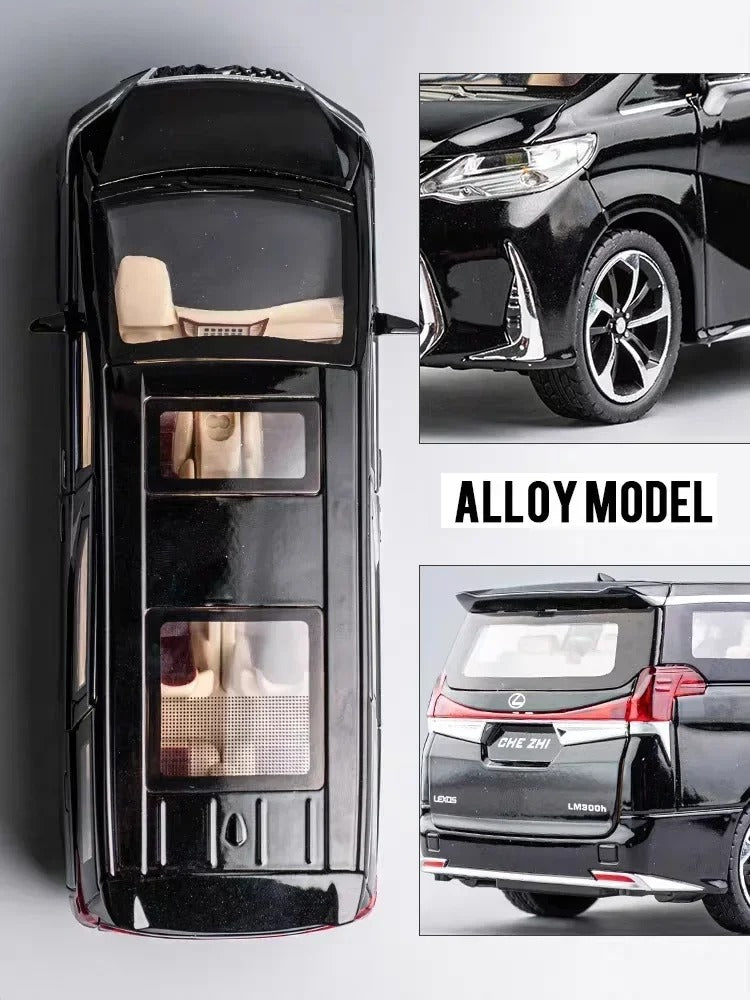 Modèle réduit Lexus LM 300 à l’échelle 1/24.