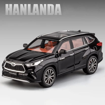 Voiture miniature 1:24 Highlander SUV en alliage.