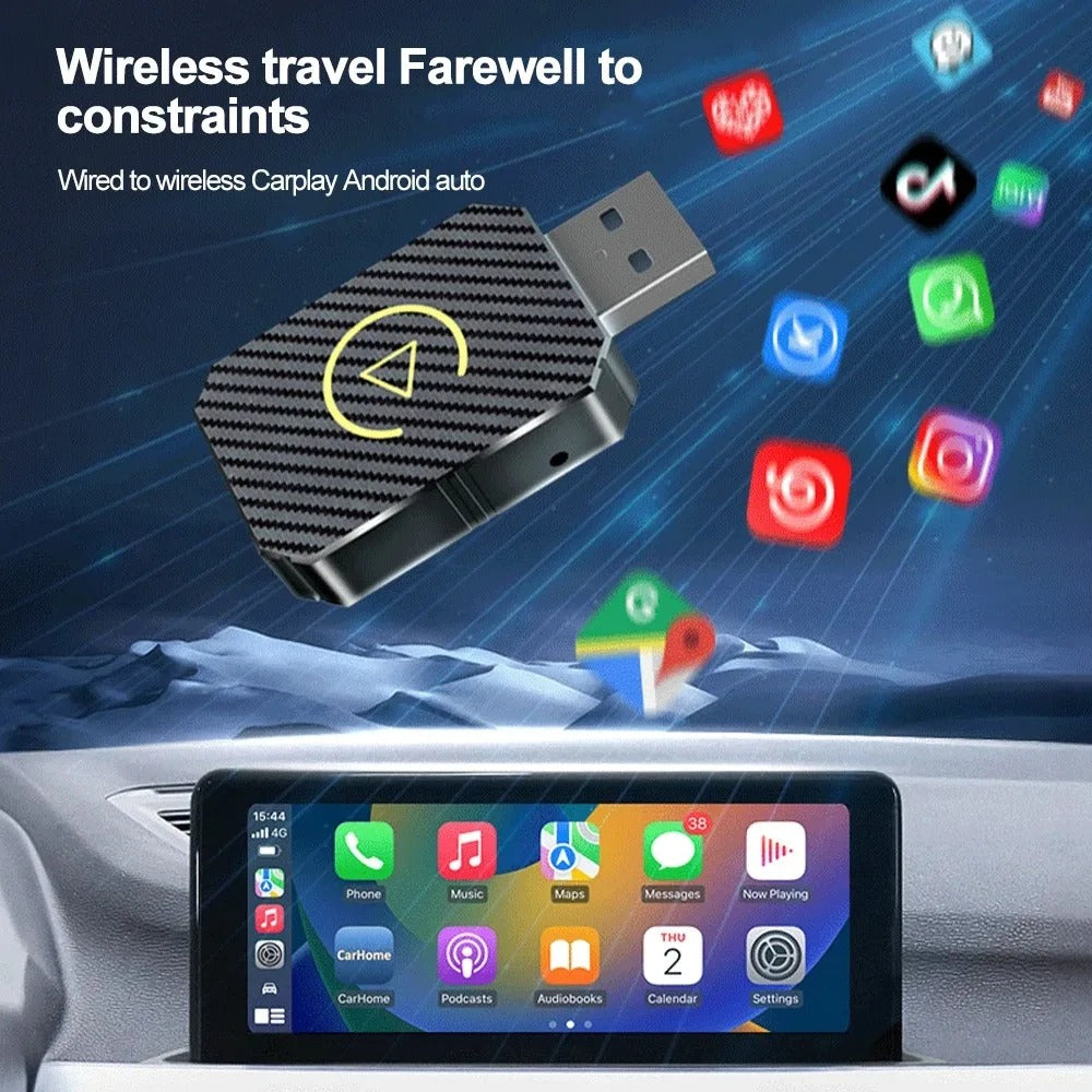 Adaptateur CarPlay & Android Auto Sans Fil