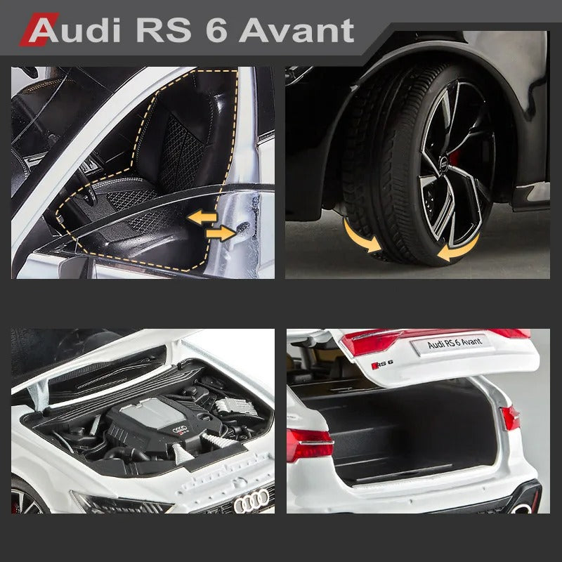 Miniature Audi RS6 Avant 1:18.