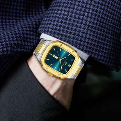 VA VA VOOM – montre carrée pour hommes.