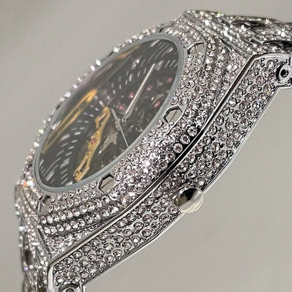 ICEDIAMOND montre mécanique automatique 💎🌟