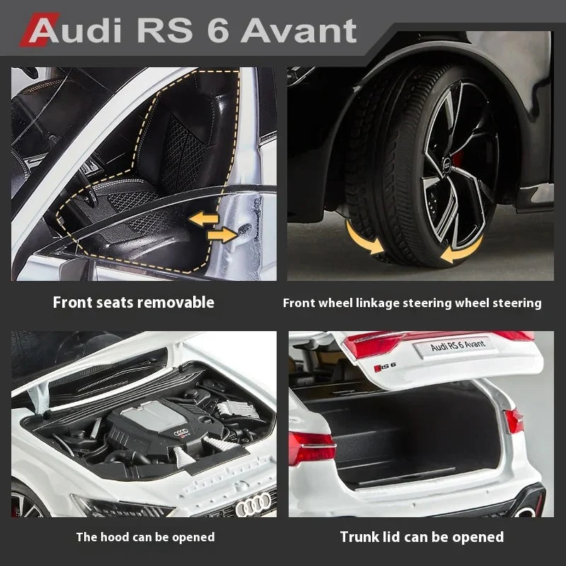 Miniature Audi RS6 Avant 1:18.