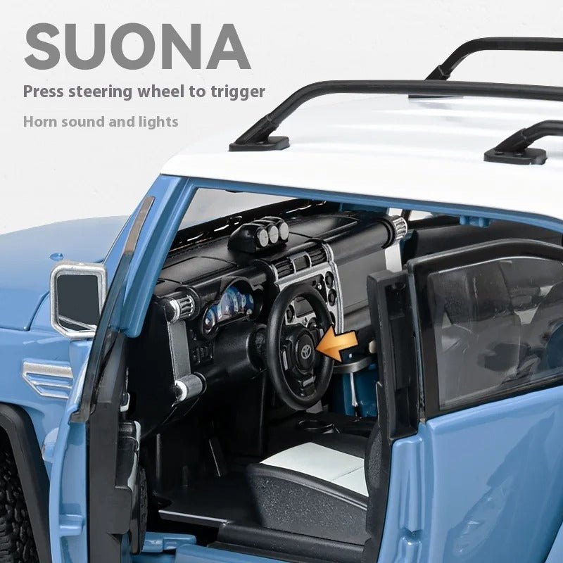 Modèle Toyota FJ Cruiser en alliage moulé sous pression.