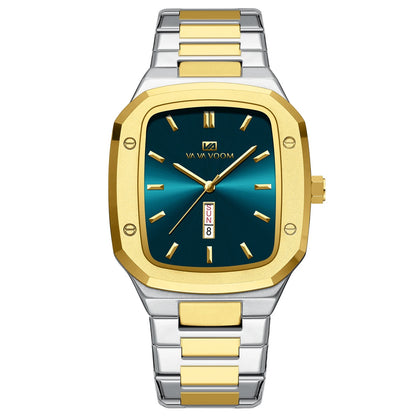 VA VA VOOM – montre carrée pour hommes.