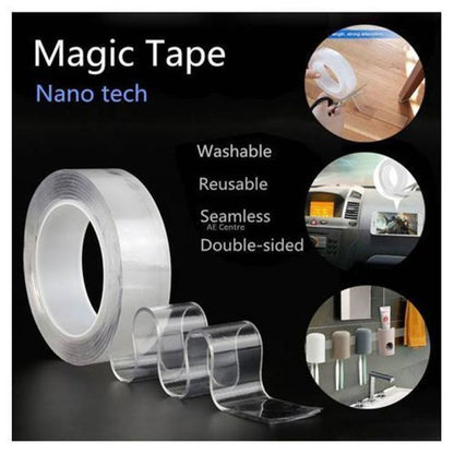 Nano ruban double face transparent.