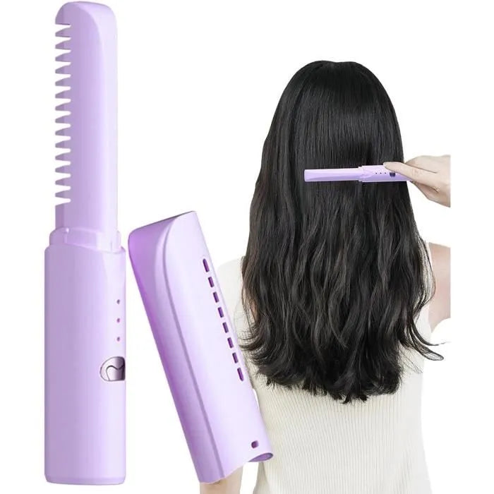 Brosse à cheveux électrique professionnelle Peigne Lisseur Cheveux électriques