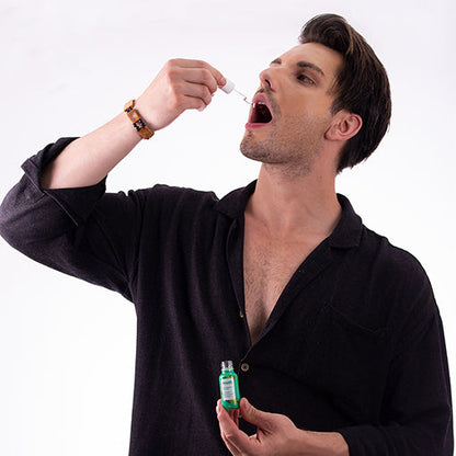 Gouttes contre la mauvaise haleine et les dents jaunes