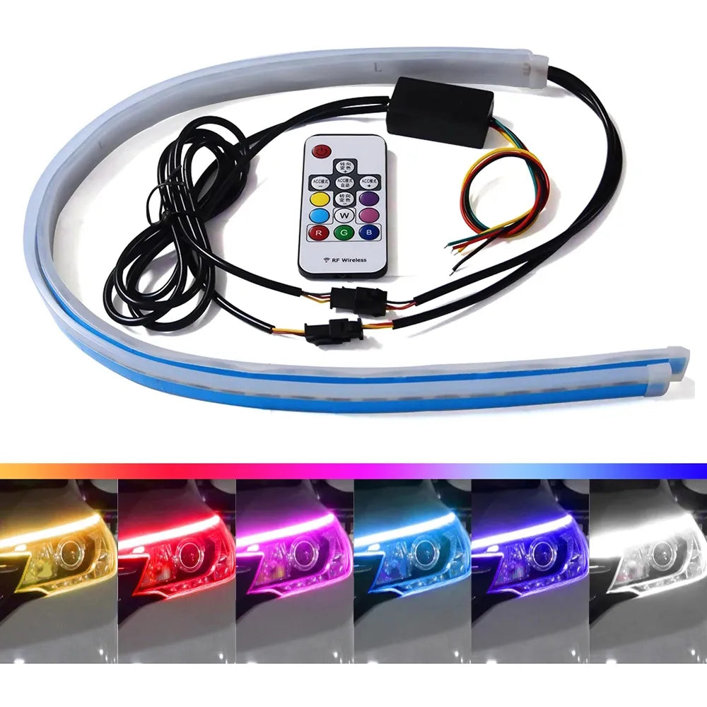 🔥 Bande LED RGB pour Voiture.