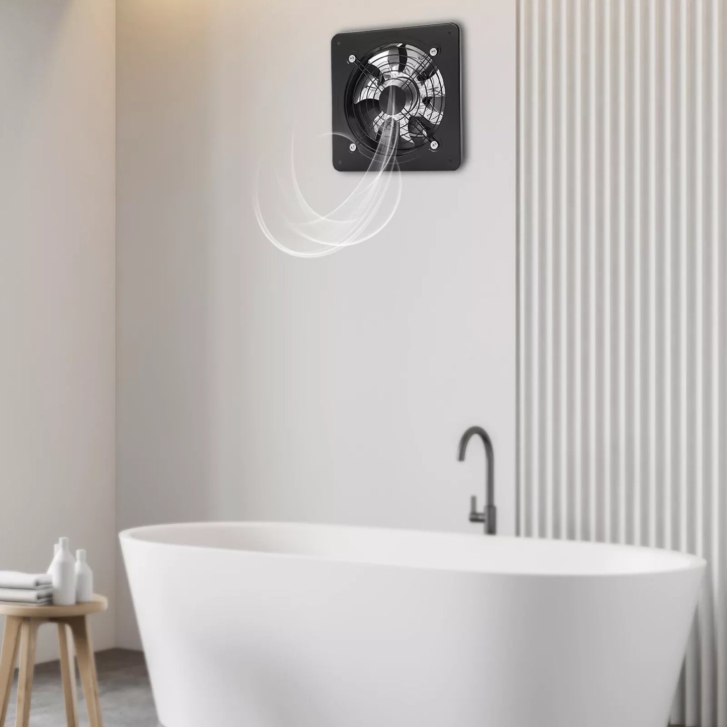 Extracteur d’air mural.