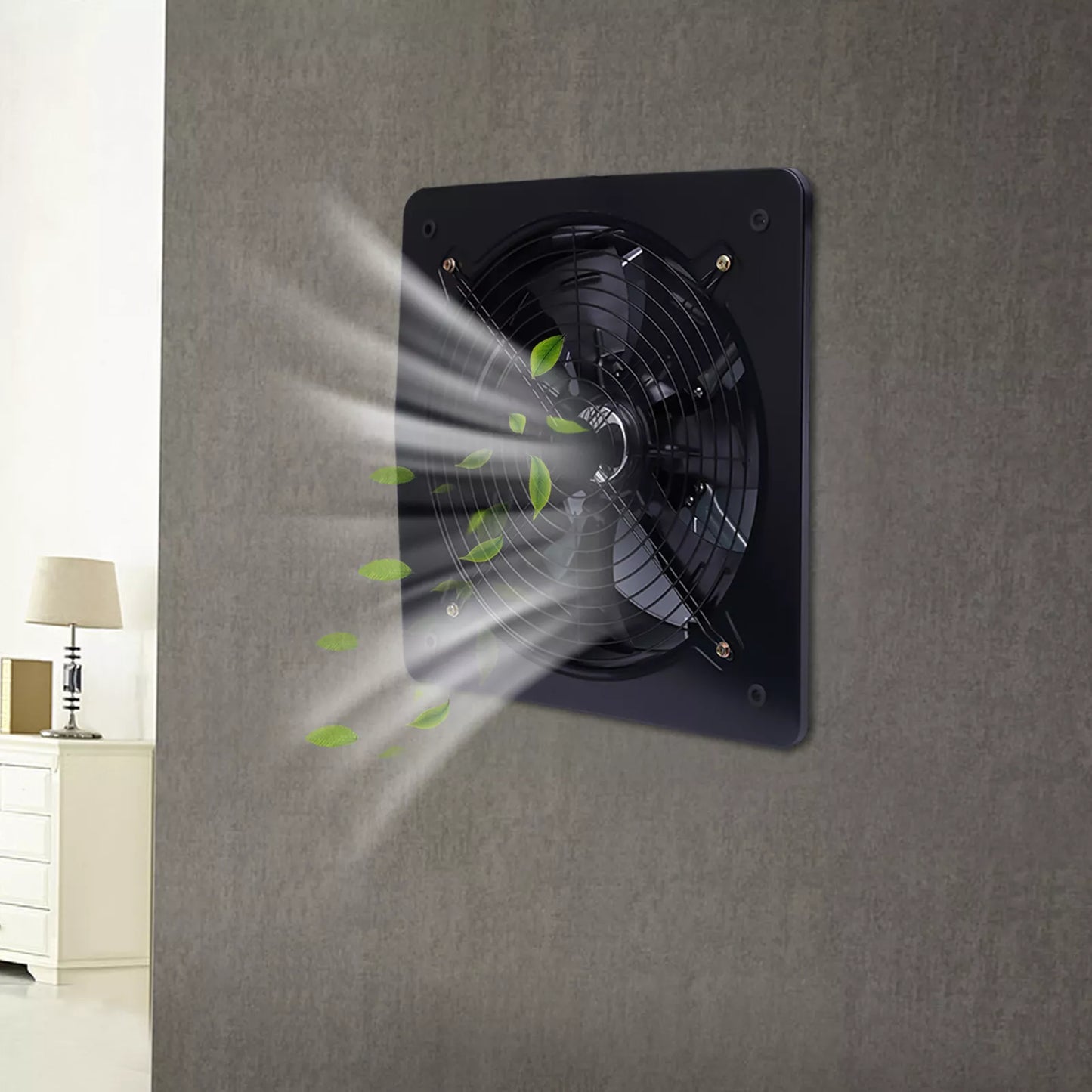 Extracteur d’air mural.