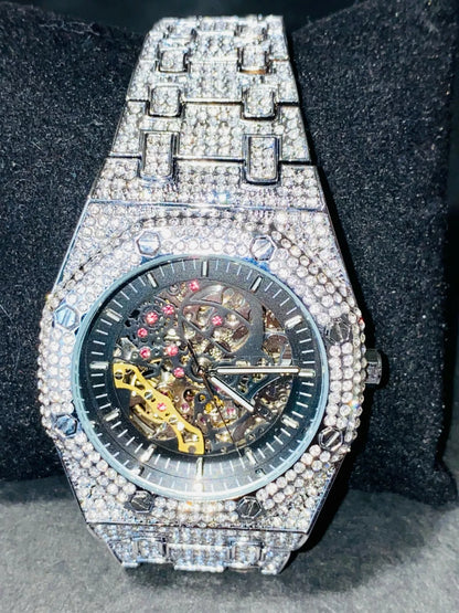 ICEDIAMOND montre mécanique automatique 💎🌟