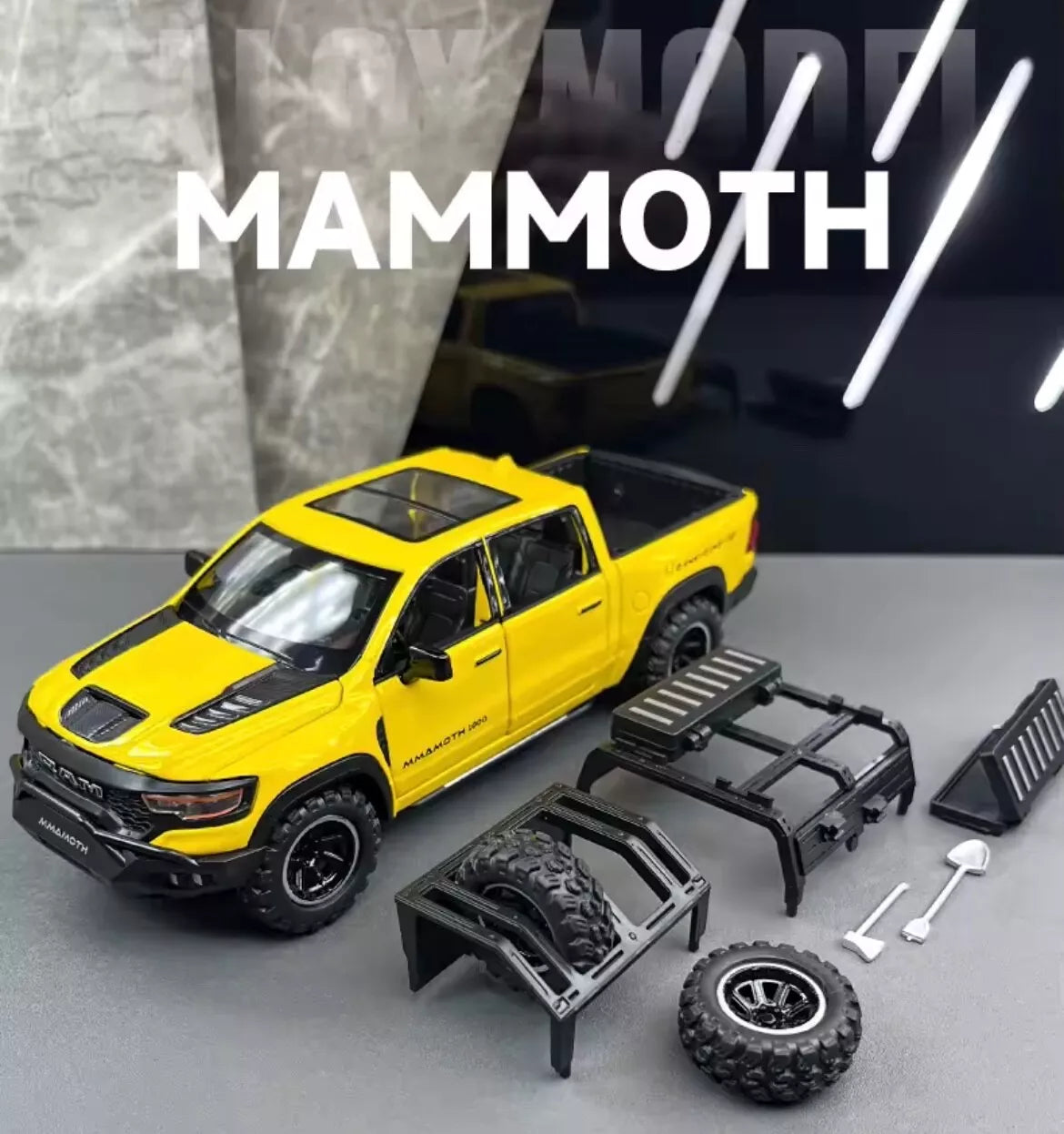 RAM 1000 TRX Mammoth Pickup voiture miniature 1/32