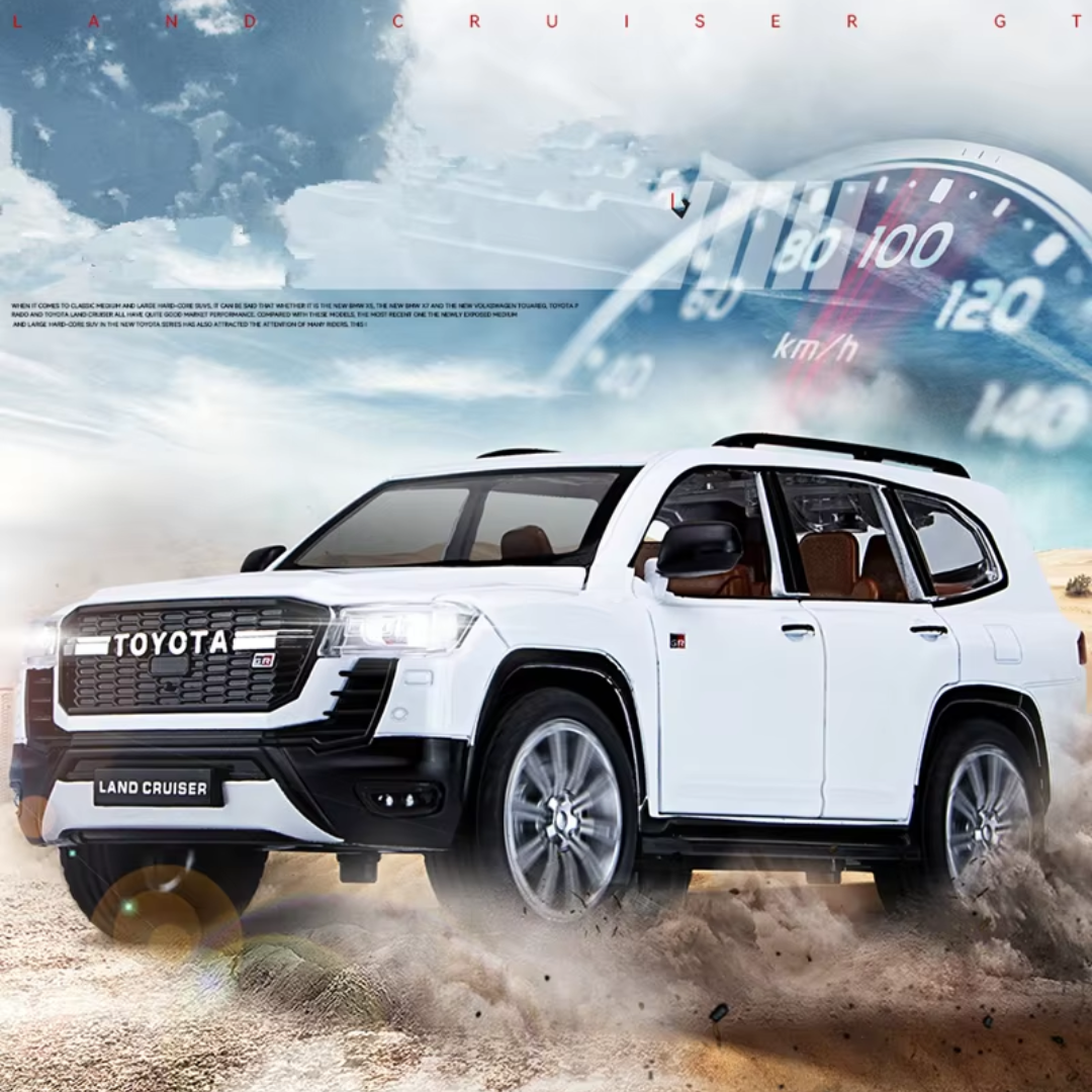 Modèle de voiture Toyota Land Cruiser GT Prado SUV.
