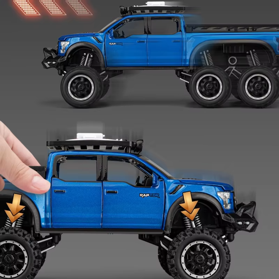 Modèle de camionnette F150 avec compartiment touristique.