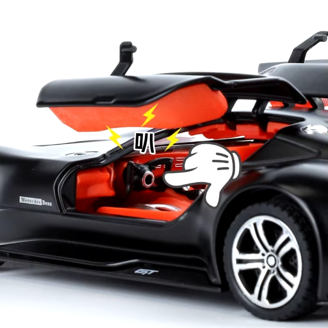 Modèle de voiture Mercedes AMG Vision GT.