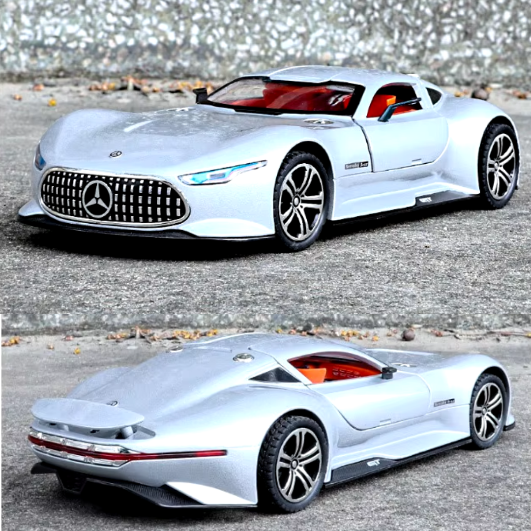Modèle de voiture Mercedes AMG Vision GT.