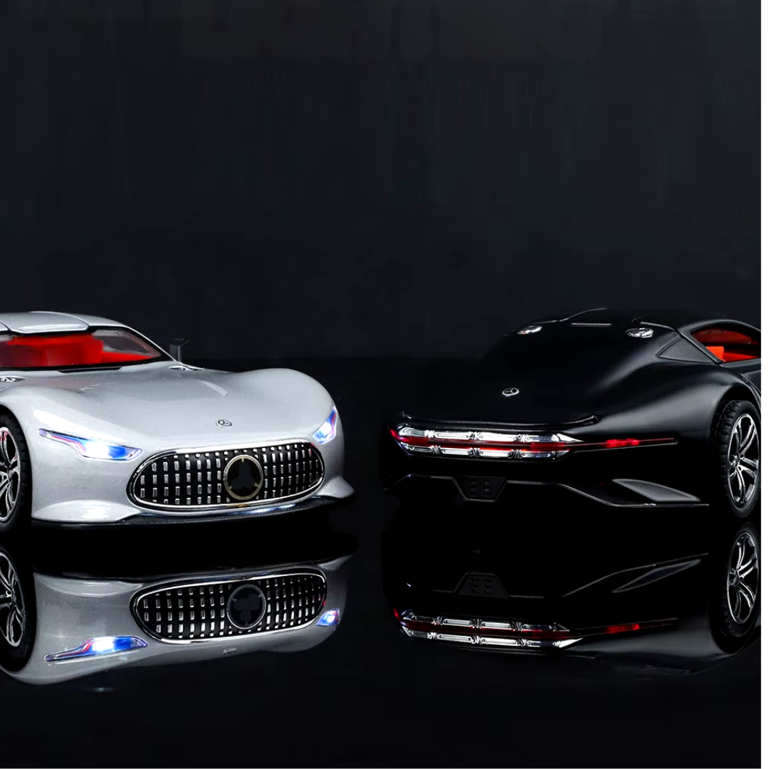 Modèle de voiture Mercedes AMG Vision GT.