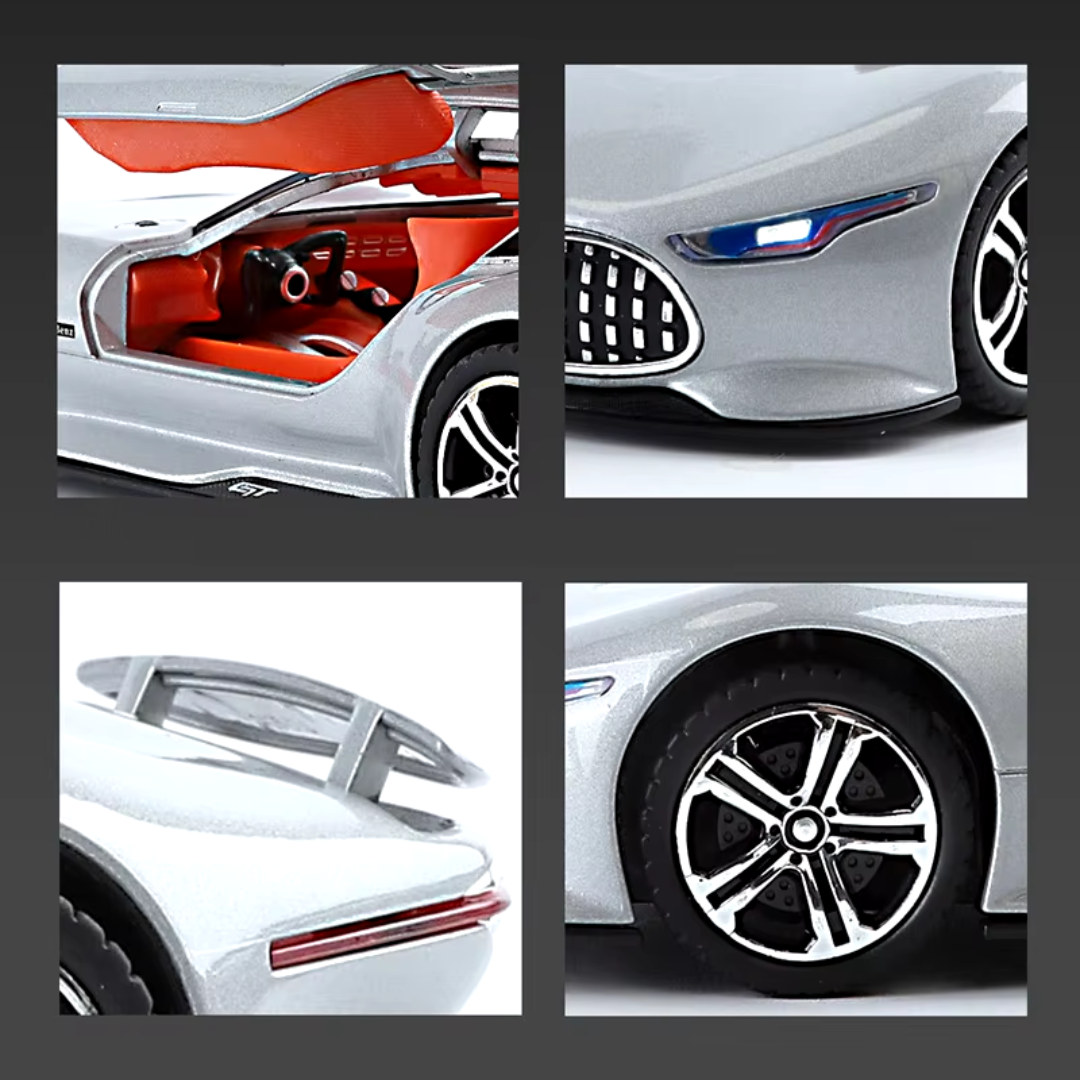 Modèle de voiture Mercedes AMG Vision GT.