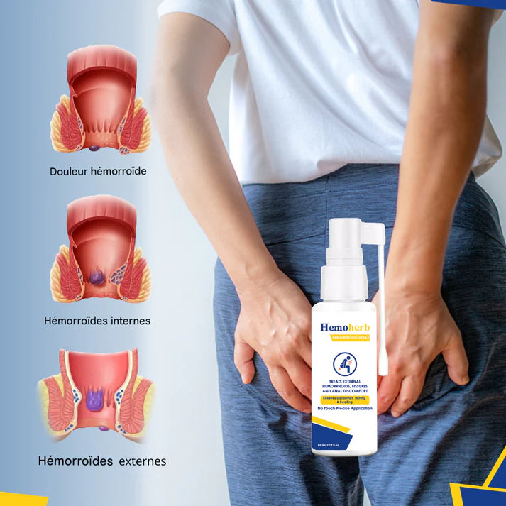 Spray de traitement des hémorroïdes.