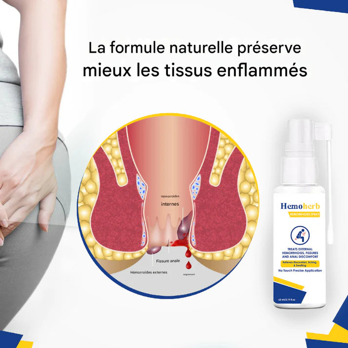Spray de traitement des hémorroïdes.