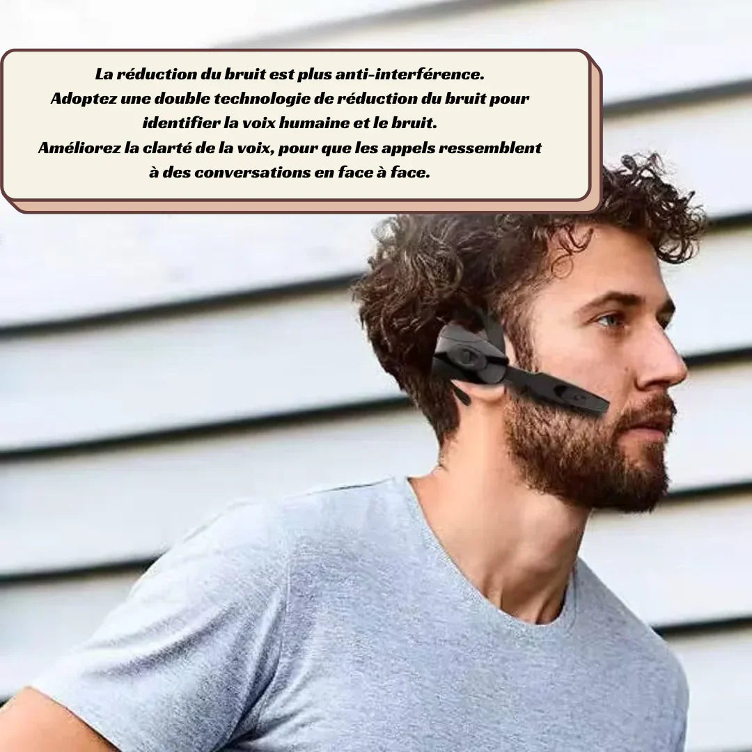 Écouteurs Flexible Sans Fil avec Microphone.