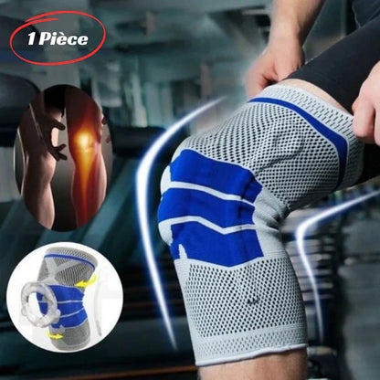 Genouillère de compression.
