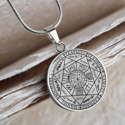 Collier Sacré Sceaux Des Sept Archanges pour hommes et femmes.