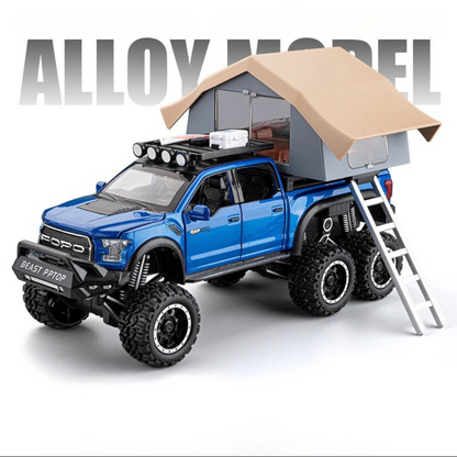Modèle de camionnette F150 avec compartiment touristique.