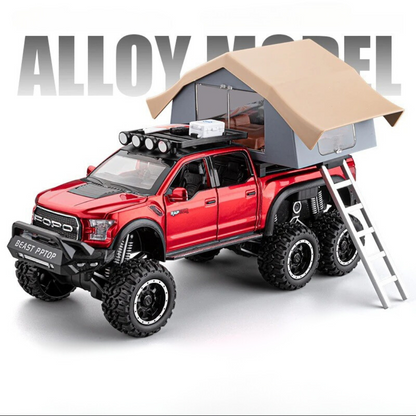 Modèle de camionnette F150 avec compartiment touristique.