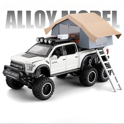 Modèle de camionnette F150 avec compartiment touristique.