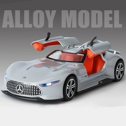 Modèle de voiture Mercedes AMG Vision GT.