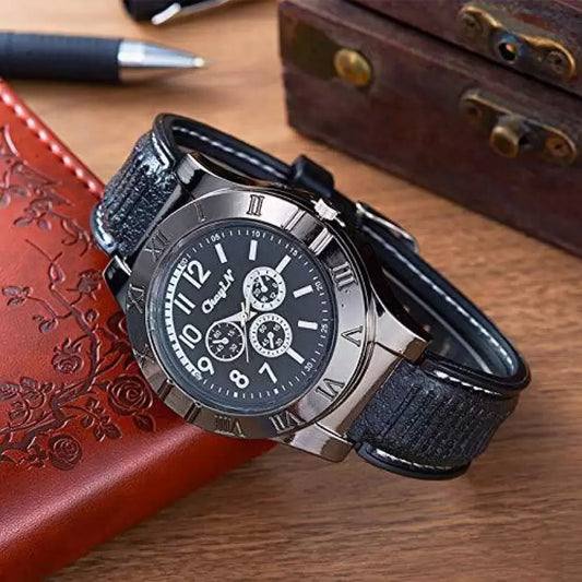 Montre Élégante avec Briquet Intégré.