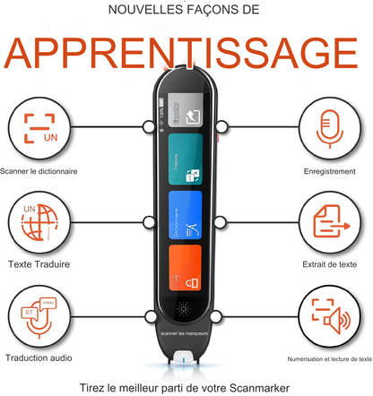 Un stylo de lecture et de traduction qui facilite l'apprentissage des langues