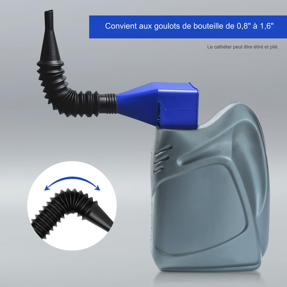 Entonnoir à presser en plastique multifonctionnel universel