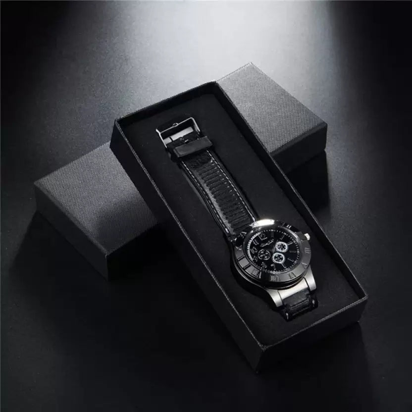 Montre Élégante avec Briquet Intégré.